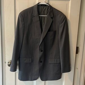Michael Kors Suit Jacket Blazer Mens 42R Gray Sport Coat RN90736 100% Wool